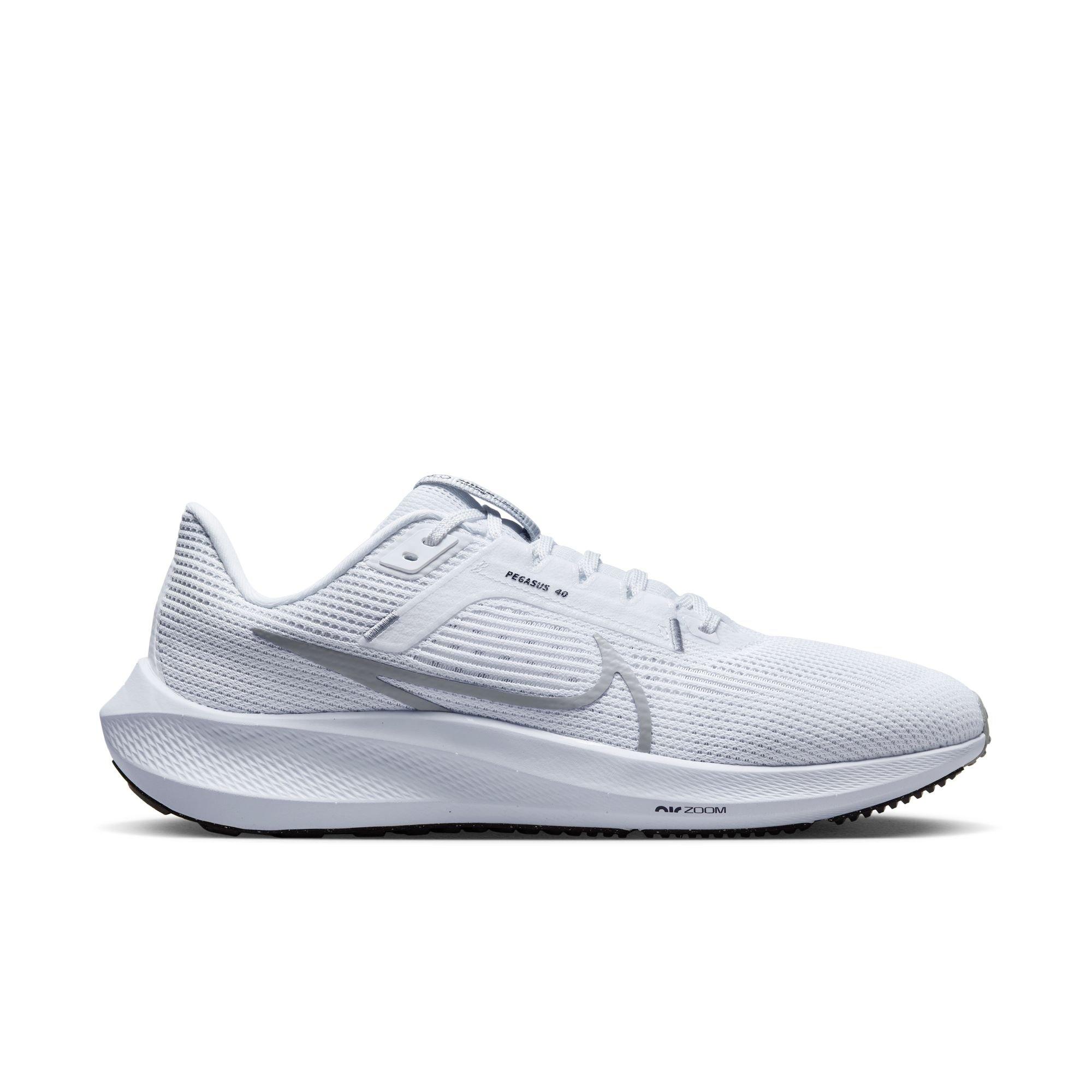 All white 2025 nike pegasus